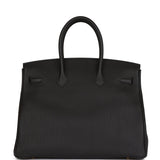 Hermes Birkin 35 Black Togo Gold Hardware