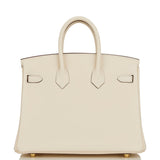 Hermes Birkin 25 Nata Swift Gold Hardware
