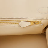 Hermes Birkin 25 Nata Swift Gold Hardware