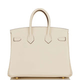 Hermes Birkin 25 Nata Swift Gold Hardware