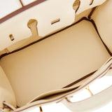 Hermes Birkin 25 Nata Swift Gold Hardware