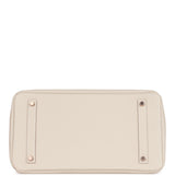 Hermes Birkin 35 Craie Togo Rose Gold Hardware