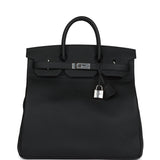 Hermes HAC Birkin 40 Black Togo Palladium Hardware