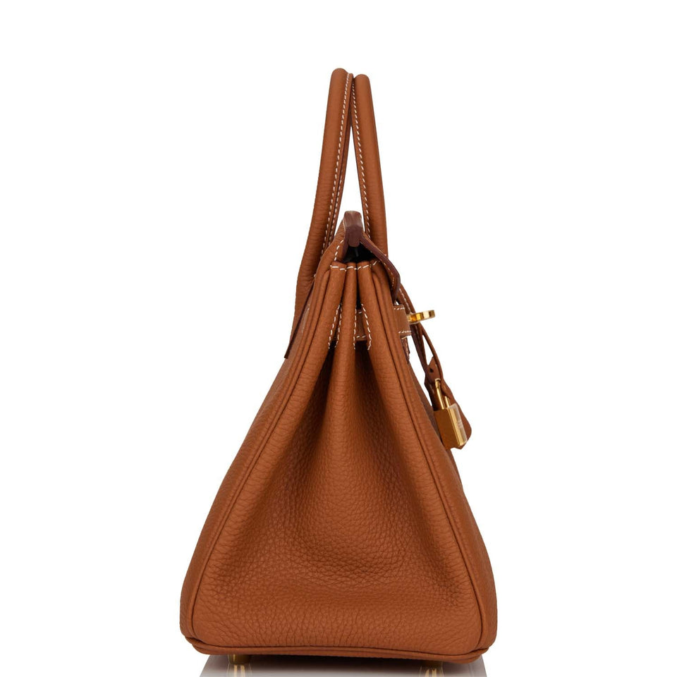 Hermes Birkin 25 Gold Togo Gold Hardware