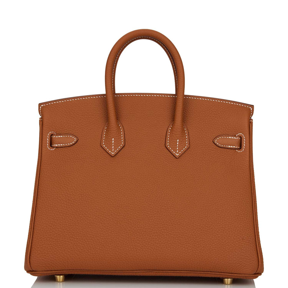 Hermes Birkin 25 Gold Togo Gold Hardware
