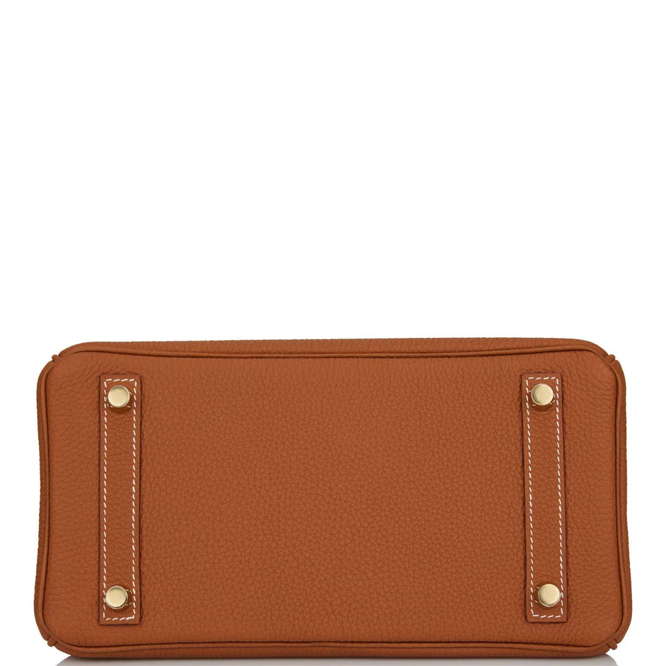 Hermes Birkin 25 Gold Togo Gold Hardware