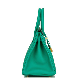 Hermes Birkin 30 Vert Jade Epsom Gold Hardware