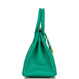 Hermes Birkin 30 Vert Jade Epsom Gold Hardware
