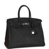 Hermes Birkin 35 Black Togo Palladium Hardware