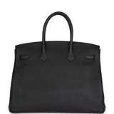 Hermes Birkin 35 Black Togo Palladium Hardware