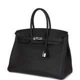 Hermes Birkin 35 Black Togo Palladium Hardware