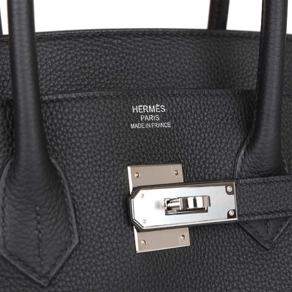 Hermes Birkin 35 Black Togo Palladium Hardware