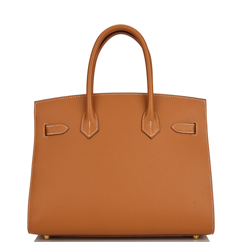 Hermes Birkin Sellier 30 Gold Epsom Gold Hardware