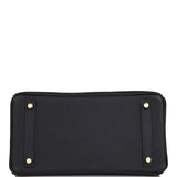Hermes Birkin 30 Black Togo Gold Hardware