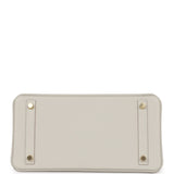 Hermes Birkin 30 Gris Perle Matte Alligator and Togo Touch Gold Hardware