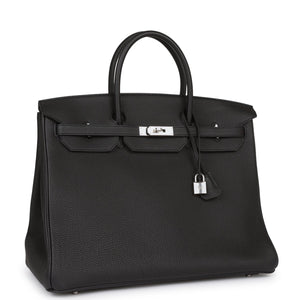 Hermes Birkin 40 Black Togo Palladium Hardware