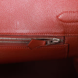 Hermes Birkin 35 Vibrato Rouge H Boxcalf Palladium Hardware