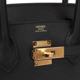 Hermes Birkin 30 Black Togo Gold Hardware