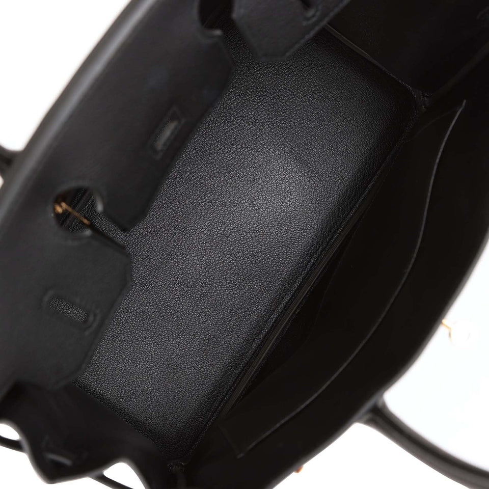 Hermes Birkin 30 Black Togo Gold Hardware