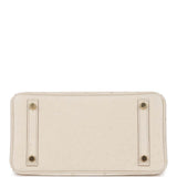 Hermes Birkin 25 Beton Ostrich Gold Hardware