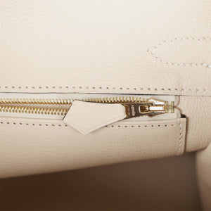 Hermes Special Order (HSS) Birkin 30 Gris Mouette and Craie Togo Brushed Gold Hardware