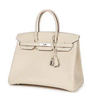 Hermes Special Order (HSS) Birkin 35 Nata Verso Epsom Palladium Hardware