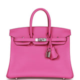 Hermes Birkin 25 Magnolia Swift Palladium Hardware