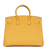 Hermes Birkin 35 Soleil Togo Palladium Hardware