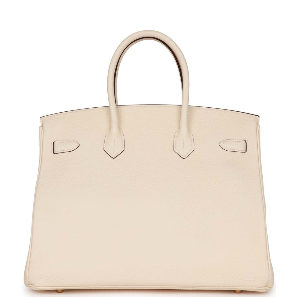 Hermes Birkin 35 Nata Clemence Gold Hardware