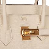 Hermes Birkin 35 Nata Clemence Gold Hardware