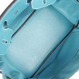 Hermes Birkin 35 Bleu Jean Togo Palladium Hardware