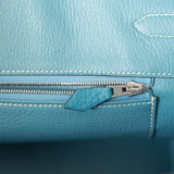Hermes Birkin 35 Bleu Jean Togo Palladium Hardware