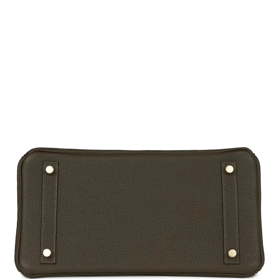 Hermes Birkin 30 Eucalyptus Togo Gold Hardware