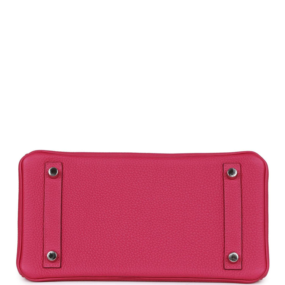 Hermes Birkin 25 Rose Pourpre Togo Palladium Hardware