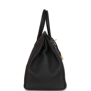 Hermes Birkin 35 Black Togo Gold Hardware