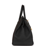 Hermes Birkin 35 Black Togo Gold Hardware