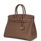 Hermes Birkin 35 Etoupe Togo Gold Hardware