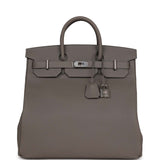 Hermes HAC Birkin 40 Gris Meyer Togo Palladium Hardware