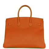 Hermes Birkin 35 Feu Epsom Gold Hardware