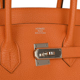 Hermes Birkin 35 Orange H Togo Palladium Hardware