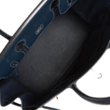 Hermes Birkin 30 Bleu Indigo Vache Liegee Palladium Hardware