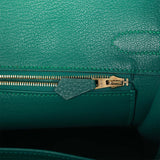 Hermes Birkin 30 Malachite Togo Gold Hardware