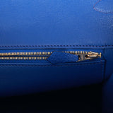 Hermes Birkin 40 Bleu Royal Togo Gold Hardware