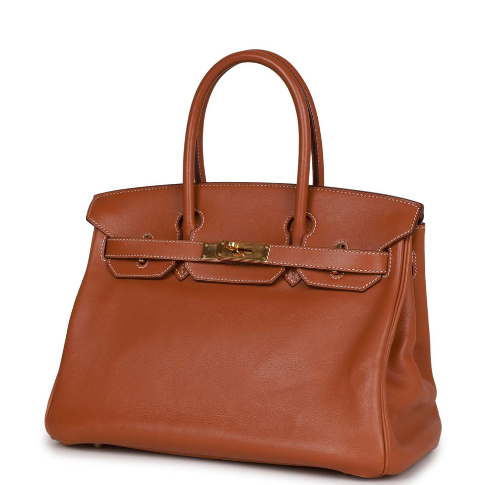 Hermes Birkin 30 Fauve Swift Gold Hardware