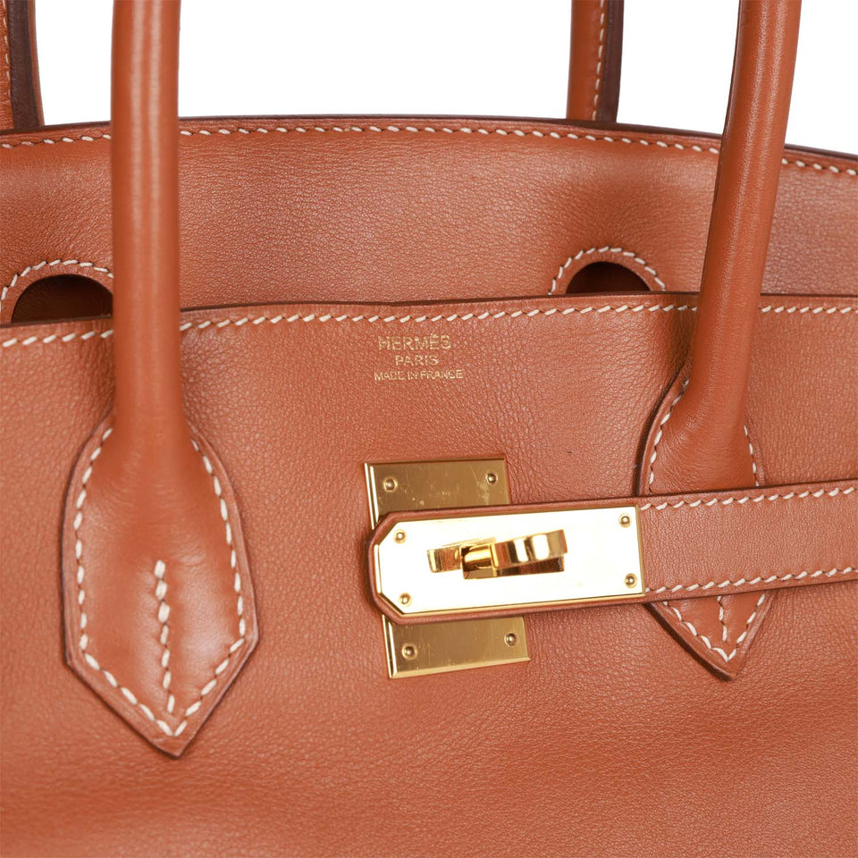 Hermes Birkin 30 Fauve Swift Gold Hardware