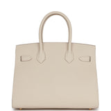 Hermes Birkin Sellier 30 Craie Epsom Gold Hardware
