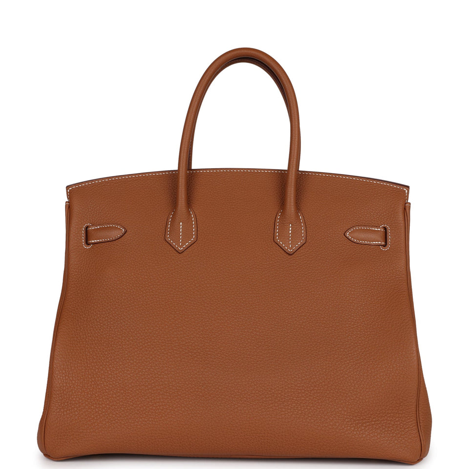 Hermes Birkin 35 Gold Togo Gold Hardware