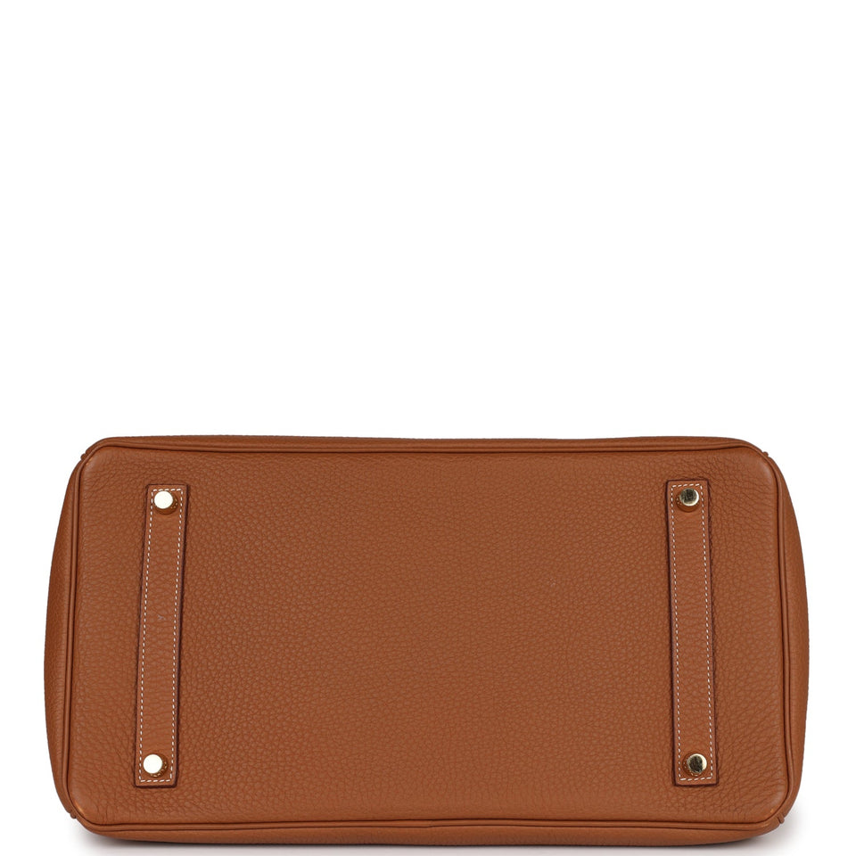 Hermes Birkin 35 Gold Togo Gold Hardware