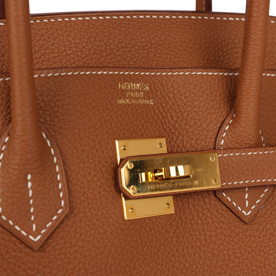Hermes Birkin 35 Gold Togo Gold Hardware