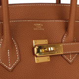 Hermes Birkin 35 Gold Togo Gold Hardware